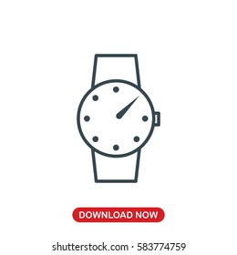 Watch icon vector