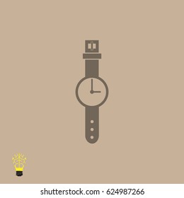 watch icon, vector best flat icon, EPS
