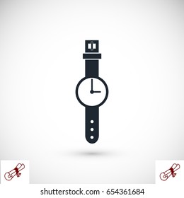 watch icon, vector best flat icon, EPS