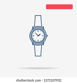 Watch icon. Vector concept illustration for design.