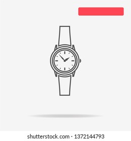 Watch icon. Vector concept illustration for design.