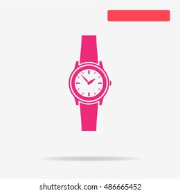Watch icon. Vector concept illustration for design.
