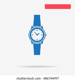 Watch icon. Vector concept illustration for design.