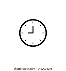 watch icon vector design template
