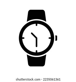 watch icon vector design template in white background