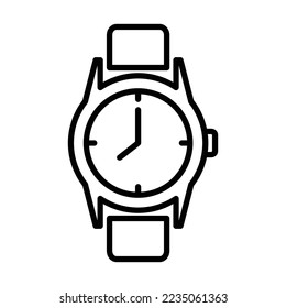 watch icon vector design template in white background