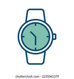 watch icon vector design template in white background