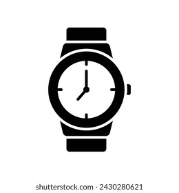 watch icon vector design template simple and clean