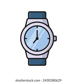 watch icon vector design template simple and clean