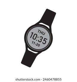 Watch icon vector illustration design template.