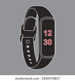 Watch icon vector illustration design template.