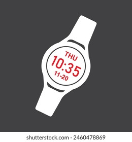 Watch icon vector illustration design template.