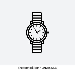 Watch icon vector logo design template