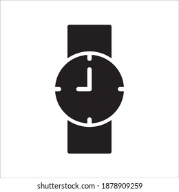 Watch Icon Vector Logo Template Illustration