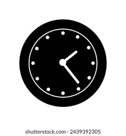 Watch icon vector. Time illustration sign. Wall Clock symbol. Clock logo.