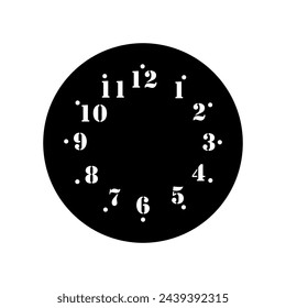 Vector de icono de reloj. Signo de ilustración de tiempo. Símbolo de reloj de pared. Logo del reloj.