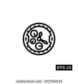 Watch Icon Vector. Time Symbol Vector
