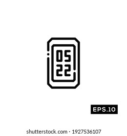 Watch Icon Vector. Time Symbol Vector