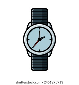 watch illustration design. Scuba diving gear