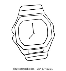 Watch Illustration icon design. Vector illustration design for fashion graphics, t shirt prints, tees, posters, stickers.