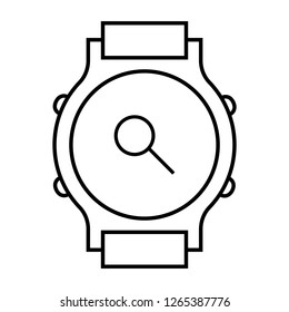 Watch, internet, search icon vector image. Can also be used for Smart Watch. Suitable for mobile apps, web apps and print media.
