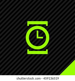 watch isolated minimal single flat icon. Time line vector icon for websites and mobile minimalistic flat design.