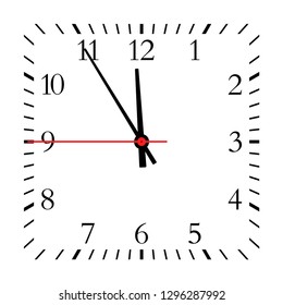 Watch isolated on a white background.