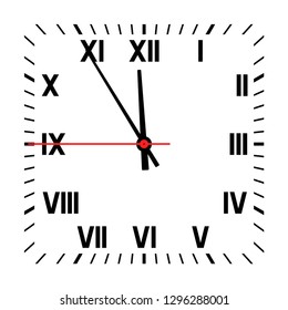 Watch isolated on a white background.