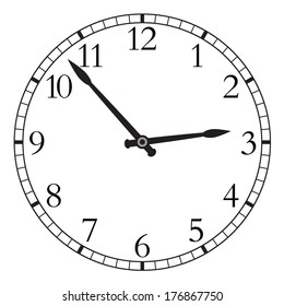 Watch isolated on a white background.