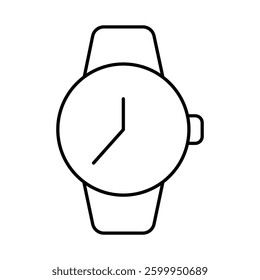 Watch Line Icon. Device, Technology, Smart Device, AI Line Editable Stroke Icons