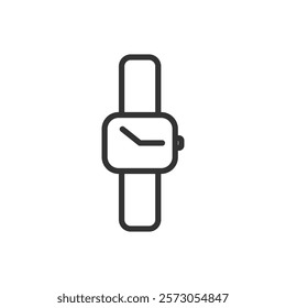 Watch line icon. Vector illustration