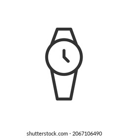 Icono de la línea de observación. Símbolo web para web y aplicaciones. Diseño de firma en el estilo de contorno. Observar el objeto de trazo.