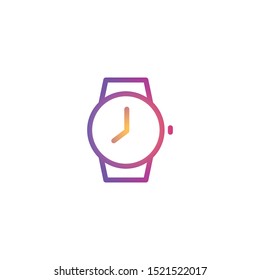 Watch  - Line Vector Icon