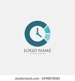 Reloj, reloj, reloj, temporizador, hora, alarma, icono, segundo, digital, dial totalmente editable logotipo de Vector Plantilla