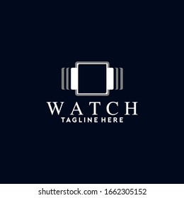 Watch Logo Vector Template Design Idea