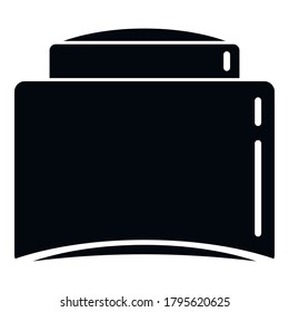Watch magnifier repair icon. Simple illustration of watch magnifier repair vector icon for web design isolated on white background