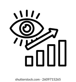 Watch Market Line Vector Illustration On White Background.