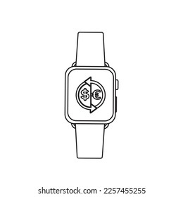 Ver ilustración de icono vectorial moderna