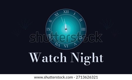 Watch Night Celebration and Reflection design templet
