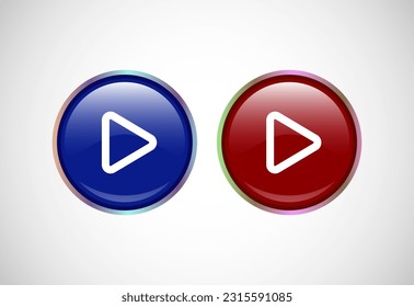 Watch now button. Watch now banner sign. Play video icon vector illustration.