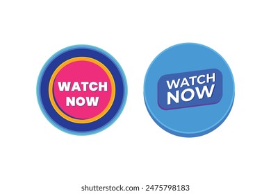 Watch now button with two different variant