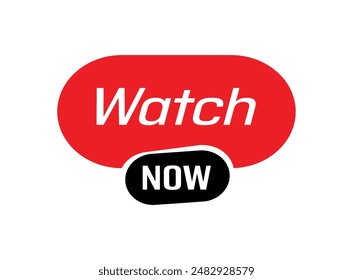 watch now text information sign