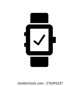 Watch On Time symbol icon vector illustration eps10 on white background