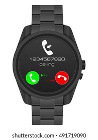 Reloj en un fondo blanco.