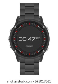 Watch on a white background.