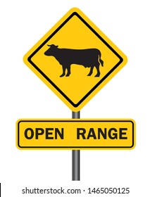 Watch out for animals across the road.