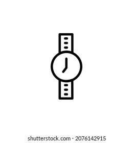 Watch With Outline Icon Vector