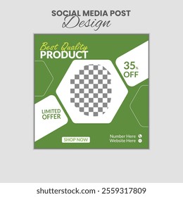 Watch product social media post design