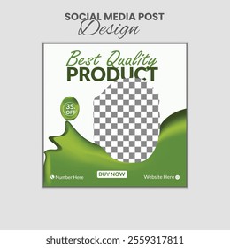 Watch product social media post design