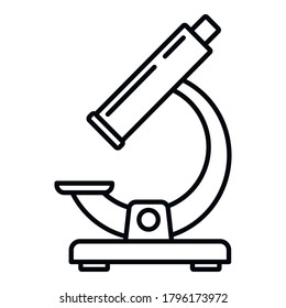 Watch repair microscope icon. Outline watch repair microscope vector icon for web design isolated on white background